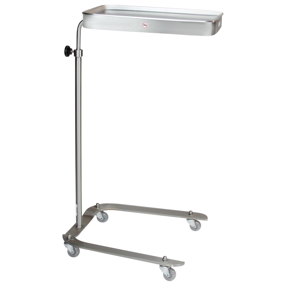 3 Stainless Steel Newark Mayo Stand Models w/ Standard Trays (Each